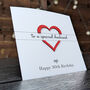 Personalised 30th Birthday Card For Husband – Special Elegant Keepsake – Handmade Gift For Husband– Milestone Greeting Card, thumbnail 1 of 4