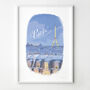 Paris Skyline At Night Fine Art Print, thumbnail 4 of 5