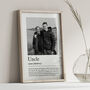 Personalised Uncle Print, Gift For Uncle, thumbnail 3 of 6