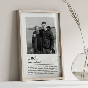 Personalised Uncle Print, Gift For Uncle, 3 of 6