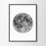 Set Of Three Black And White Moon Phases Prints, thumbnail 2 of 7