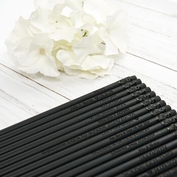 Custom Black Pencils Set, 7 of 10