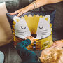 Personalised Story Book Lion Cushion With Pocket, thumbnail 2 of 4