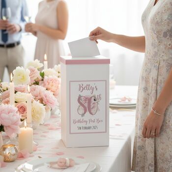 Personalised Watercolour Flower Birthday Guest Book, 6 of 8