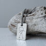 Men's Dog Tag Personalised With Your Drawing, thumbnail 1 of 3
