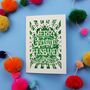 Papercut Husband Christmas Card, thumbnail 2 of 6