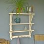 Handcrafted Two And Three Tiered Shelf With Peg Rail, thumbnail 4 of 6