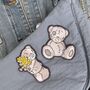 Tatty Teddy With Flowers Sew On Patch, thumbnail 2 of 2