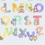 Alphabet Animal Nursery Baby Toddler Art Print, thumbnail 3 of 3