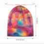 Soft Chemo Headwear Beanie Hat Bandana Bright Mystic Colours, thumbnail 3 of 5