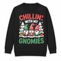 Kids Chillin’ With My Gnomies Christmas Jumper, thumbnail 6 of 7