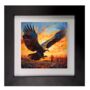 Golden Eagle Framed Ceramic Art Tile, thumbnail 3 of 10