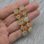 Orange Carnelian Earrings Or Aqua Chalcedony Earrings, thumbnail 2 of 12