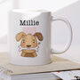 Children's Personalised Animal Dog Gift Mug, thumbnail 1 of 4