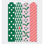 Christmas Paper Chains Trees, Mistletoe And Stripes Decoration, thumbnail 3 of 9