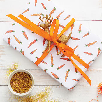 Christmas Carrot Wrapping Paper, 2 of 12