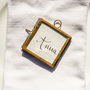 Tiny Brass Photo Frame Place Card, thumbnail 1 of 9