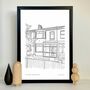 Personalised House Portrait Line Drawings, thumbnail 7 of 10