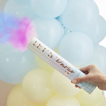 Let's Party! Multi Coloured Pastel Smoke Cannon, 3 of 4