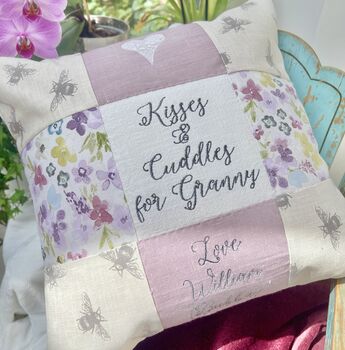 Hugs And Cuddles For Grandma Cushion, 8 of 8