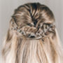 Crystal And Pearl Delicate Wedding Hair Vine Thea, thumbnail 6 of 10