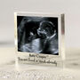 Personalised Baby Scan Photo Acrylic Block, thumbnail 1 of 3
