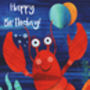Cute Lobster Happy Birthday Card, thumbnail 3 of 3