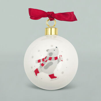 Baby's First Christmas Teddy Bear Bauble, 7 of 10
