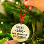 'Great Dads Get Promoted To Grandad' Decoration, thumbnail 1 of 7