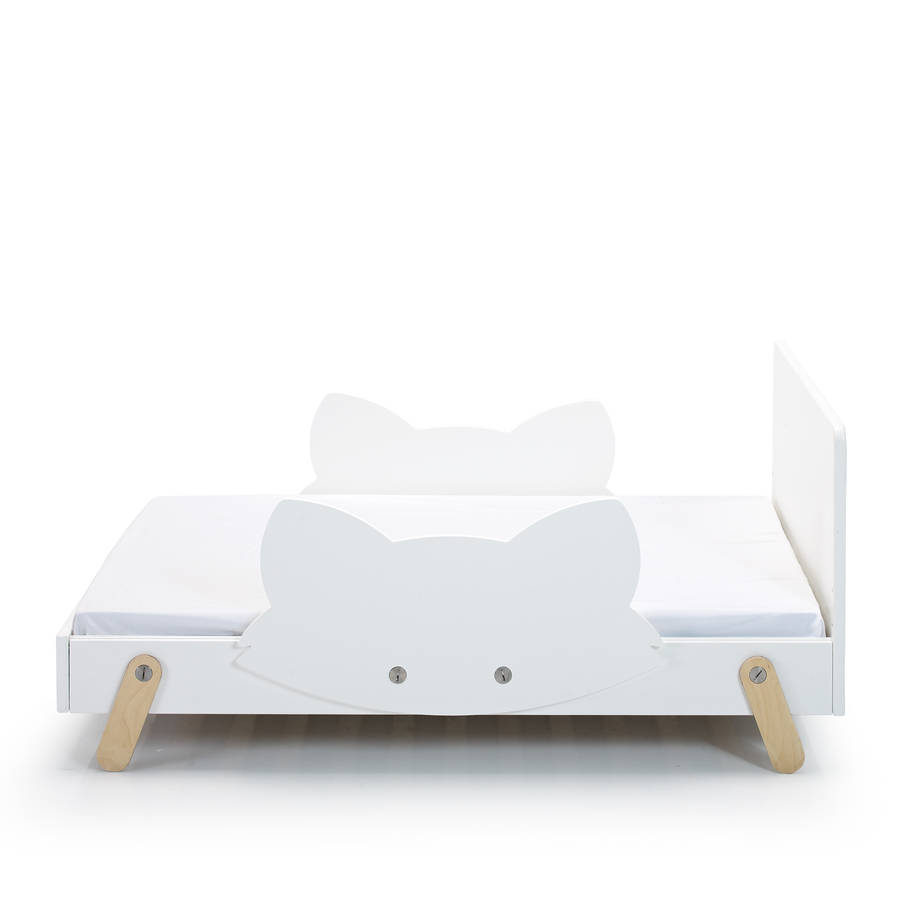 Fox Children's Bed With Safety Rail By Lil'Gaea