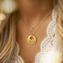 Triple Eternal Ring Pendant Personalised Necklace, thumbnail 5 of 12