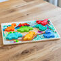 Personalised Dinosaur Puzzle Gift For Christening Baptism, thumbnail 1 of 4