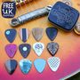 Electric Guitar Merry Christmas Tin Of 12 Picks, thumbnail 1 of 10