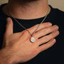 Gold Plated Octagon Steel Pendant Necklace For Men, Mens Necklace, thumbnail 9 of 12