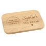 Personalised Heart Design Wooden Coaster Tray, thumbnail 6 of 6