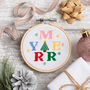 Merry Christmas Cross Stitch Kit Three Inch Hoop, thumbnail 1 of 5