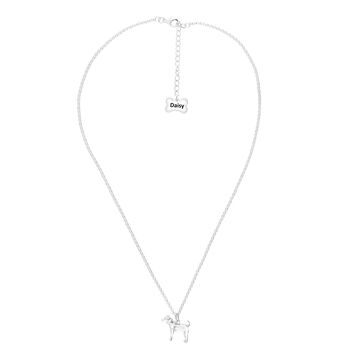 Personalised Jack Russell Sterling Silver Necklace, 3 of 7