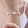 Sterling Silver Keshi Pearl Bracelet, thumbnail 1 of 10