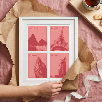 Personalised Favourite Travels Destination Print, 10 of 12