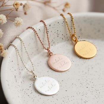 Inhale Exhale Anxiety Relief Sterling Silver Necklace, 2 of 12