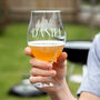 Personalised Stemmed Craft Beer Glass, thumbnail 1 of 5
