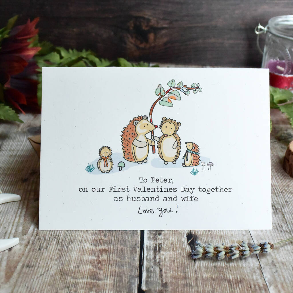 Family Personalised Valentines Day Card By Paper And Inc 