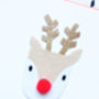 Merry Christmas Felt Reindeer Card, thumbnail 2 of 2