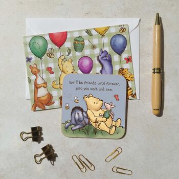 Winnie Friendship Coaster With Free Gift Card, 2 of 8