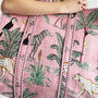 Jungle Print Large Quilted Cotton Tote Bag In Pink, thumbnail 7 of 7