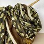 Camouflage Print Scarf With Border In Khaki, thumbnail 2 of 4