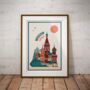 Moscow Travel Print, thumbnail 2 of 3
