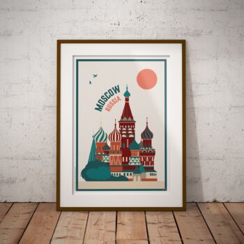 Moscow Travel Print, 2 of 3