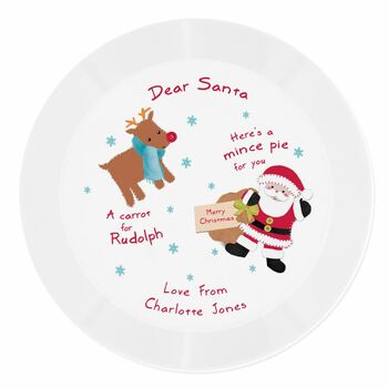Personalised 'Santa' Plate, 2 of 3