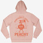 Everything Is Peachy Unisex Graphic Hoodie In Peach, thumbnail 7 of 7
